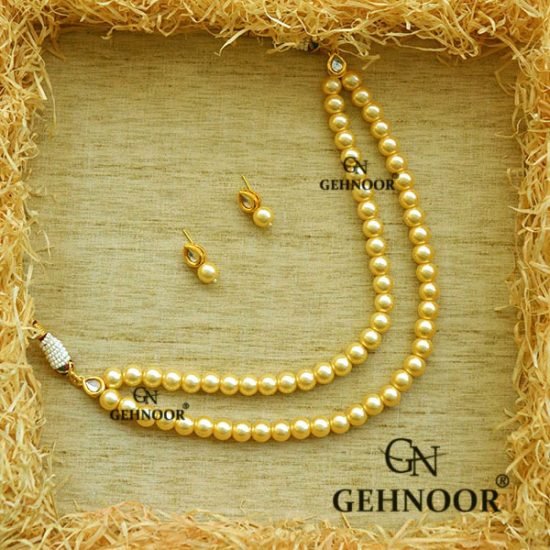 KASHMIRA CREAM NECKLACE