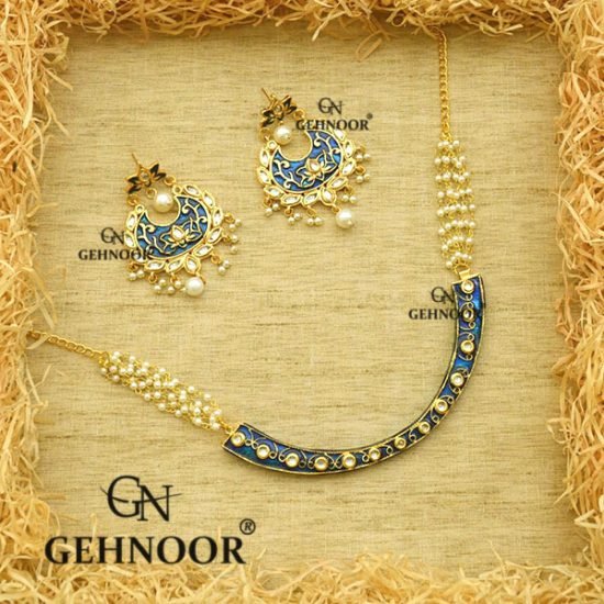RASHMI BLUE NECKLACE