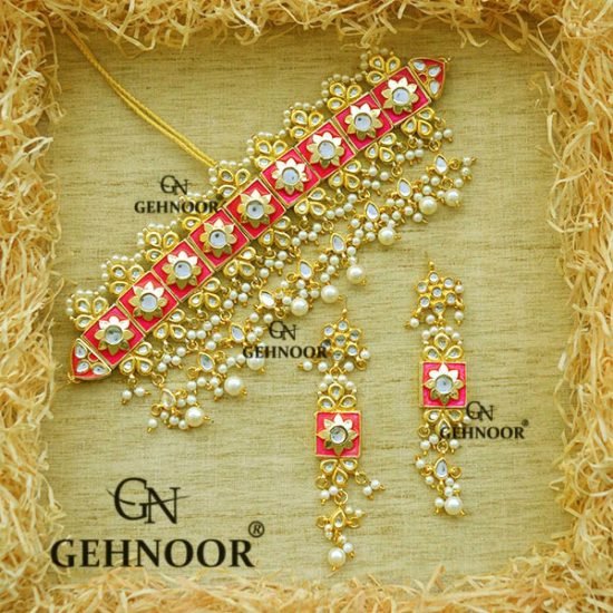 SAMITA PINK NECKLACE
