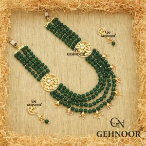 AISHANI GREEN NECKLACE