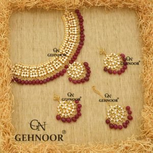 NAMRATA MAROON NECKLACE