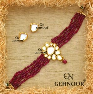 RACHITA MAROON NECKLACE