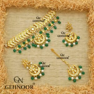 MANJULA GREEN NECKLACE
