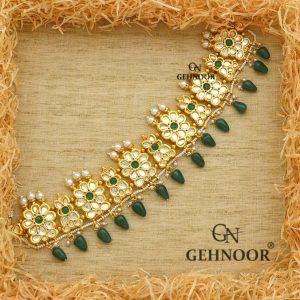 ASLESHA GREEN NECKLACE