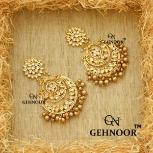 PREETI GOLDEN EARRINGS