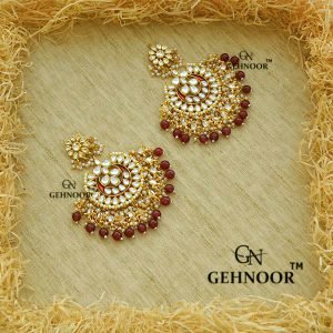 TANISHA MAROON EARRINGS