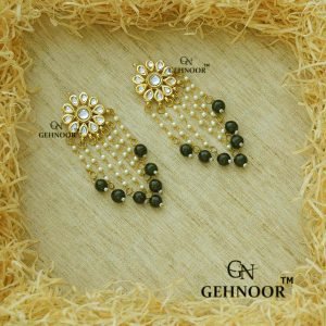 DIVYA BLACK EARRINGS