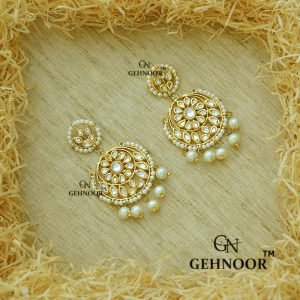 ABHA WHITE EARRINGS