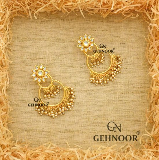 ANUJA GOLDEN EARRINGS