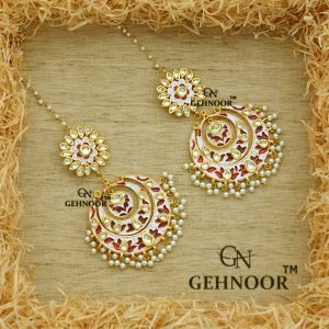 GAUTAMI MAROON EARRINGS