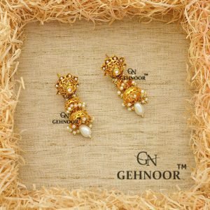 DAMINI WHITE EARRINGS
