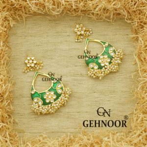 PRISHTA GREEN EARRINGS