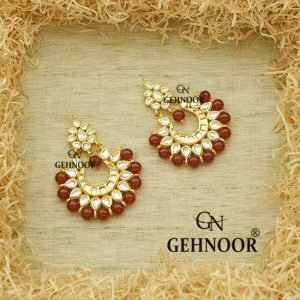 IZA MAROON EARRINGS