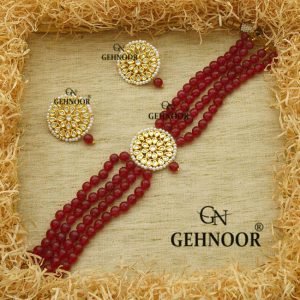 PIWALI MAROON NECKLACE