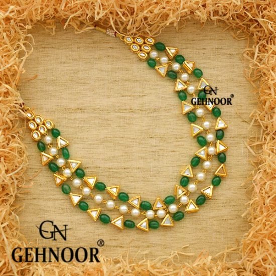 REEMALI GREEN NECKLACE