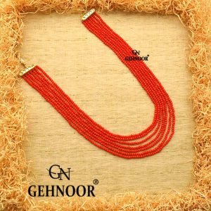 MADHURANI ORANGE NECKLACE