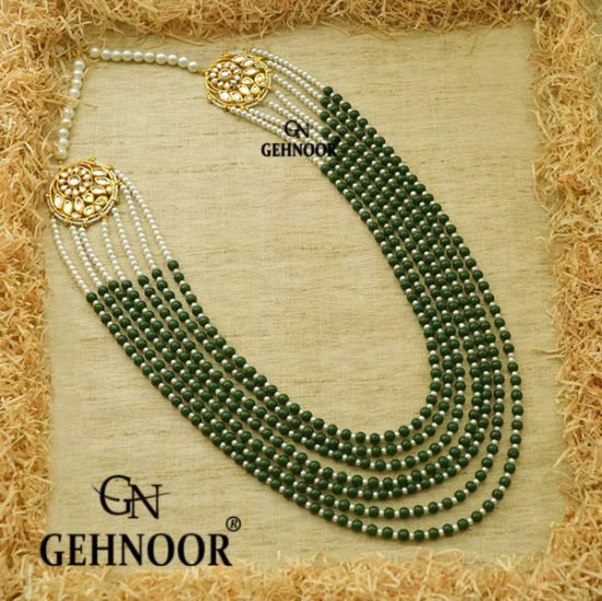 AASHLI GREEN NECKLACE