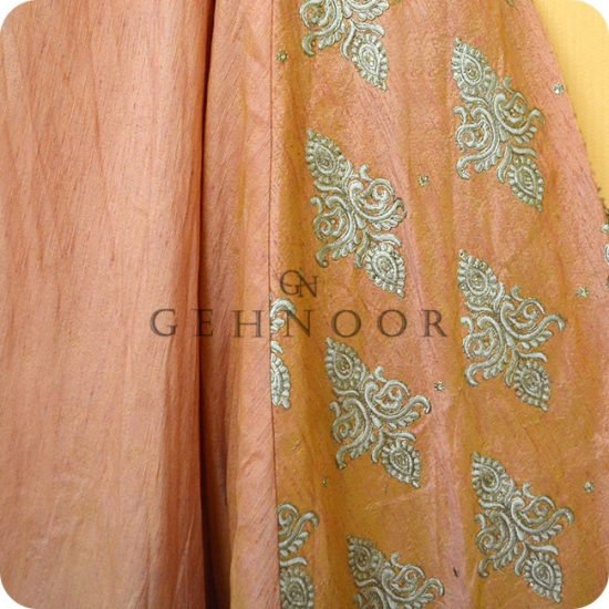 OVITA RED AND ORANGE LEHENGA - Image 3