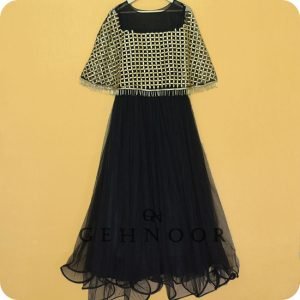 ACHINA BLACK AND GOLD GOWN