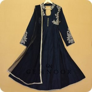AANA BLACK AND GOLD GOWN