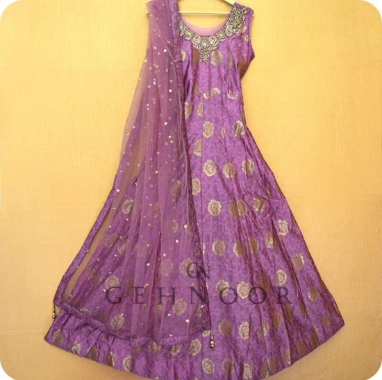 FAREES PINK AND PURPLE GOWN