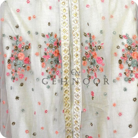 VASHIMA WHITE INDO WESTERN DRESS - Image 3