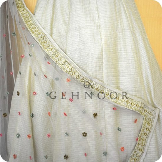 VASHIMA WHITE INDO WESTERN DRESS - Image 4