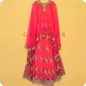 CHANDRANI PINK AND GOLD GOWN