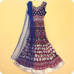 ANSHU BLUE GOWN
