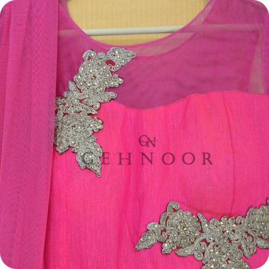 JUHITA PINK AND GOLD GOWN - Image 2