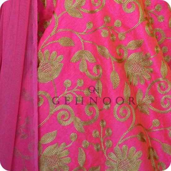 JUHITA PINK AND GOLD GOWN - Image 3