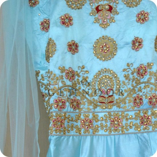 MILANA BLUE GOWN - Image 2