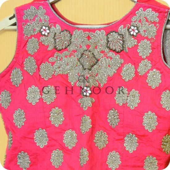 ROOHI PINK AND YELLOW LEHENGA - Image 2