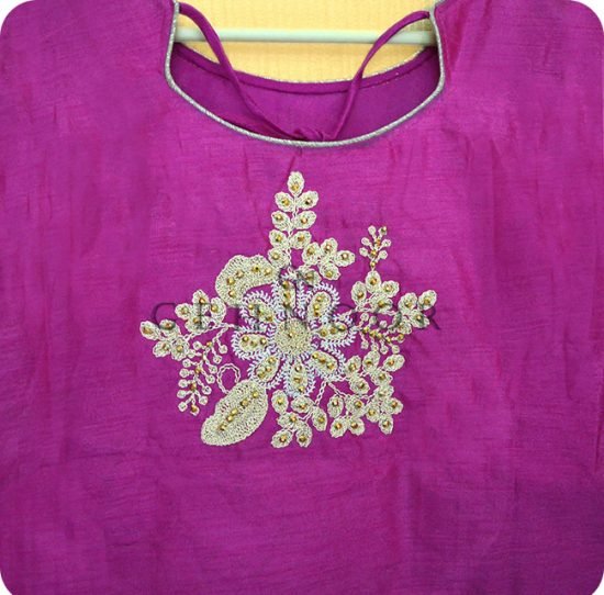 KUVALI PINK AND GREEN LEHENGA - Image 4