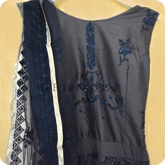 MAHERA BROWN AND BLACK GOWN - Image 2