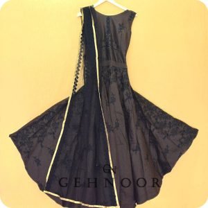 MAHERA BROWN AND BLACK GOWN