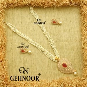 VAISHNAVI MAROON NECKLACE