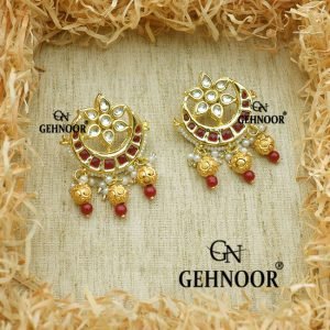 MAANYATA MAROON EARRINGS