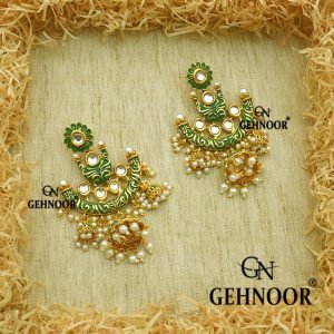 AMNA GREEN  EARRINGS