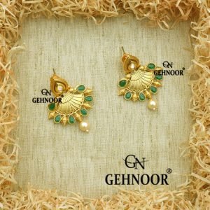 KANCHANA GREEN EARRINGS