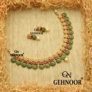 AAKRITI GREEN NECKLACE