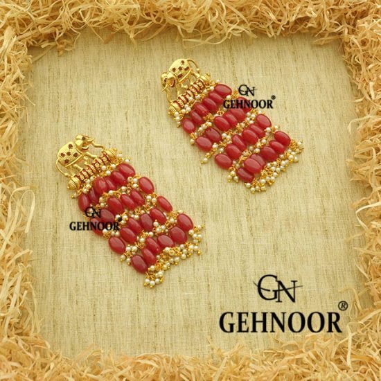 RIANA MAROON EARRINGS