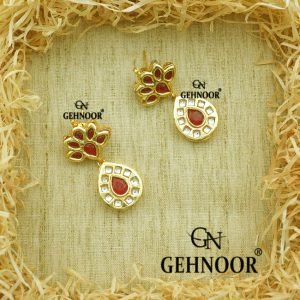 QIRA MAROON EARRINGS
