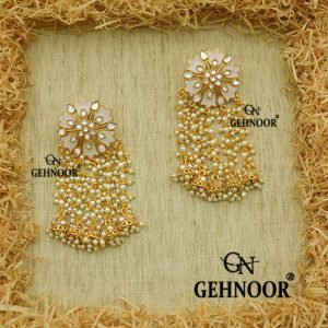 PADMA PEACH EARRINGS